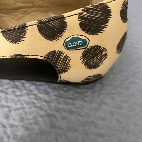 Cloud Footwear Polka Dot Loafers - Black and Cream - Picture 5 of 10
